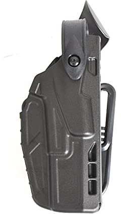 Safariland 7367 7TS (ALS/SLS) Dienstholster, Ausschnitt für Korn/Version 3 (50 mm), schwarz, rechts, Walther P99Q/PPQ/P99