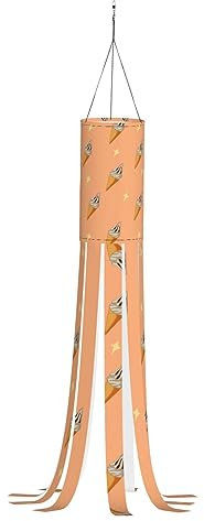 Halloween-Windsack, Gartendekoration, 101,6 cm, beleuchteter Windsack, schnell trocknend und leicht, Polyester-Material ohne leichte kleine Kegel-Drucke