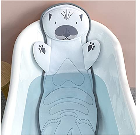 MyrRhe 3D Air Mesh Ergonomisches Badekissen für Ganzkörperunterstützung – Atmungsaktiv und Spa-Zubehör – Ideal für Spa-Geschenke – Farbe Braun – Größe: 1,4 m