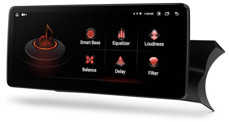 XTRONS Car Stereo Bluetooth Android 13 Octa Core 4GB+64GB, 12.3 inch Car Radio Player Built-in 4G DSP WiFi Car Play GPS Support DAB OBD AHD Camera for Mercedes Benz C-Class W204 NTG 4.5/4.7 System
