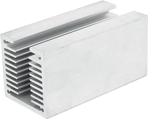 Easycargo 120mm Heatsink 120x40x40mm, Aluminum Cooler Heat Sink for Cooling LED Power Amplifier TEC1-12706 Thermoelectric Cooler Module Water Cooling Modules LED GPU (120mmx40mmx40mm)
