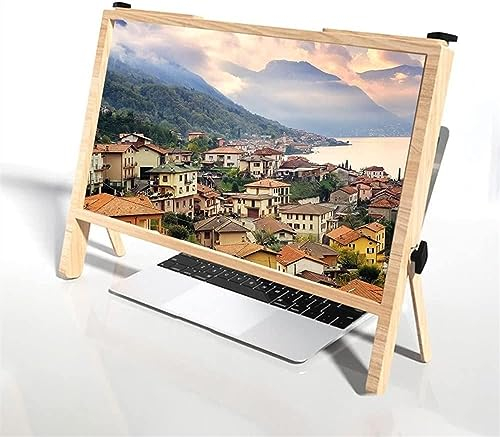 MOOWI Lupe mit Halterung Lupen Laptop-Lupe, 21-Zoll-3D-Bildschirmlupe, Computer-Bildschirmlupe, Tablet, Film, Video,