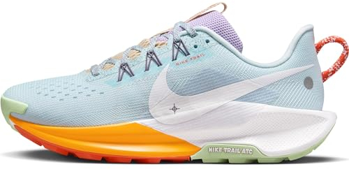 Nike Damen Reactx Pegasus Trail 5 - Tenis de Correr para Mujer, Reloj de Sol Azul Glaciar Blanco Daybreak, 43 EU
