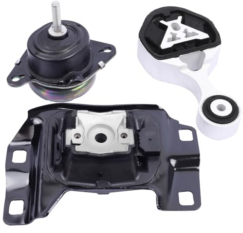 YBDDZH Engine Motor and Transmission Mount Kit Compatible with 2016-2019 Ford Explorer 2.3L L4 Turbocharged Automatic Transmission,Replace OE A5634 BB5Z6038F A5917 FB5Z6068C A5875 BB5Z6038G Set of 3
