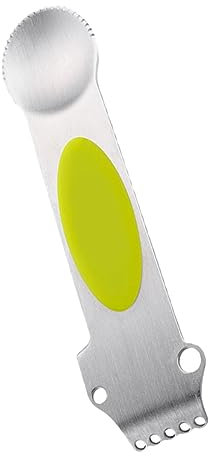 Alipis Râpe à Acier pour Et Agrumes Éplucheur Multifonctionnel De Fruits Outil De Cuisine Pratique pour Garnitures Et Cocktails Couleur Jaune