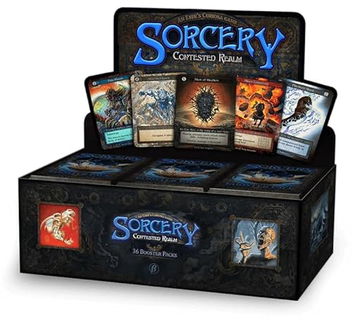 Sorcery TCG: Contested Realm BETA Edition - 36 paquetes de refuerzo (15 cartas por booster, 10 ordinarias, 3 excepcionales, 1 Elite o únicas)