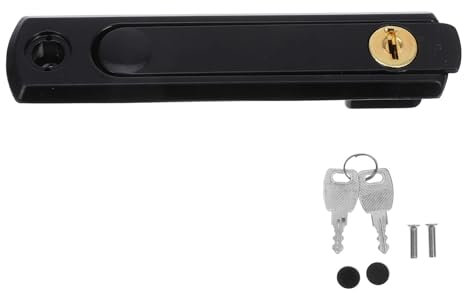 Housoutil Sliding Window Locks Hidden Handle Secure Security Window Latch for Home Boat