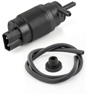 LST Scheibenwaschpumpe Waschwasserpumpe mit Schlauch Kompatibel mit BMW E24 E30 E31 E32 E34 E36 E38 E39