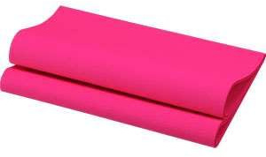 Bio-Dunisoft-Servietten 40 x 40 cm 1/4 Falz fuchsia | Packung (60 Servietten)