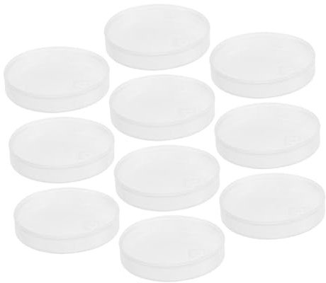Tofficu 20pcs Small Glue Dispensing Plate Plastic Reusable Glue Dispenser Tray for Paper Quilling Plate