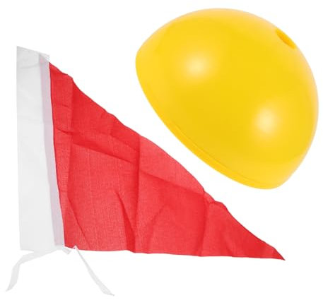 GOOHOCHY Eckfahnen-set Für Fußballtraining Wiederverwendbare Markierungsfahnen Mit Gummibasis Für Agilitätstraining Und Technikverbesserung Tragbar Langlebig Und Einfach Aufzubauen