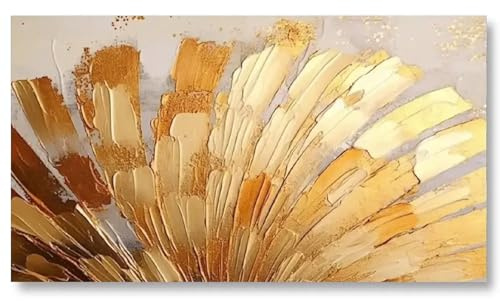 Gran Arte Abstracto Pintura 160 x 80 cm 1 Pieza Lienzo Cuadros Cuadro en Lienzo Moderno Oro Mural Impresión Mural Impresión Mural Salón Dormitorio Decoración Arte Sin Marco