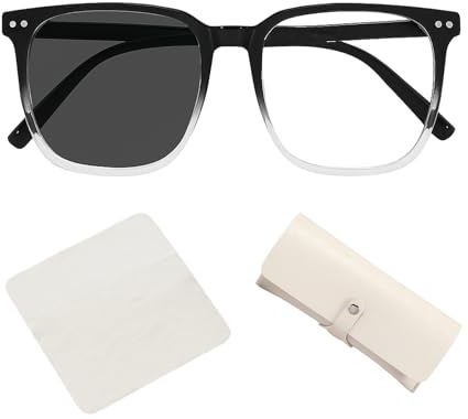 SSKHE Lunettes Anti Lumière Bleue pour hommes et femmes,lunettes filtrant lumière bleue pour joueurs et utilisateurs d'ordinateurs,lentilles couleur changeante,protection UV,ultra-légères,anti-fatigue
