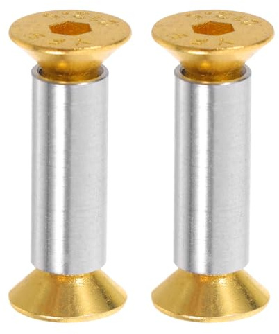 GALPADA Rivets Pour Manche De Couteau En Métal Lot De 2 Accessoires De Bricolage Pour Réparation Facile Des Poignées De Couteaux De Cuisine