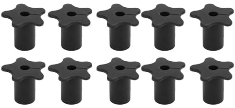 Kit di passacavi in ​​silicone per passacavi satellitari da 5/8 di pollice e 16 mm, per la protezione del foro a parete del cavo dell'antenna per uso interno ed esterno, (Nero)