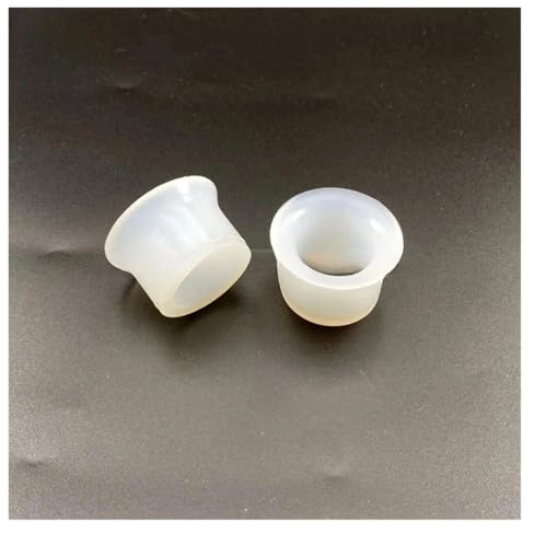 2 White Seal Tubes Spare Part Sealing Sleeve Rings Accessories Replacements, Compatible for MQL Soft Ice Cream Machines Height 2.8cm