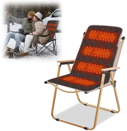 Coussin de siège chauffant, coussin chauffant chauffant électrique chauffant, coussin chauffant 45 x 90 cm, coussin chauffant ultra doux pour chaises de camping avec 3 niveaux de chaleur, USB 5 V