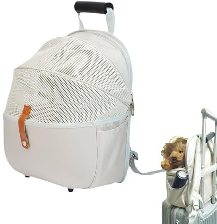 Katzentransportbox | Haustier-Rucksack für Kleine Hunde - Atmungsaktive Weich Gepolsterte Transporttasche Für Kurze Ausflüge Tierarztbesuche Wanderungen Camping Reisen Outdooraktivitäten