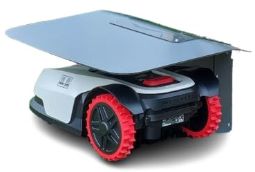 Abri Robot Tondeuse Chargement Latéral & Frontal – Robot Protect SIDE | Protection Pluie UV Grêle | Compatible ALKO KRESS WORX Husqvarna Gardena | Fabriqué en Europe | 62×70×33 cm | Toit Ouvrant