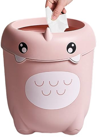 Genikeer Poubelle Pour Chambre,Conteneur Dinosaure Portable - Design Ouvert Pour Bureau Cuisine Salon Sous Table Salle De Jeux