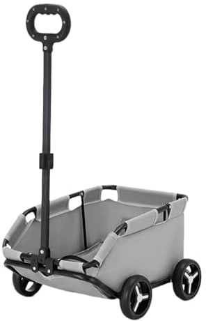 Hundebuggy für kleine Hunde, für Kleintiere | Rollbarer Hundetransporter für Haustiere | Leichter Faltbarer Trolley mit 4 Rädern für Welpen, kleine Hunde, Katzen