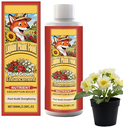 Abono Líquido Para Plantas - 100ml Solución De Alimento Para Plantas - Solución Nutritiva Para Flores - Para Invernadero Patio Césped Interior Exterior Jardín