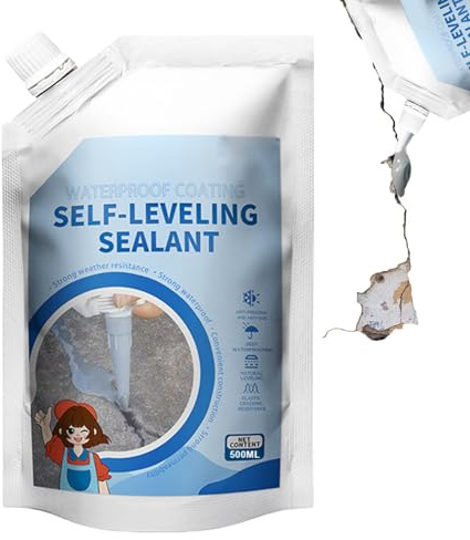 Sigillante Per Calcestruzzo – 500 Ml | Sigillante Per Crepe Nel Calcestruzzo | Sigillaante Impermeabile Per Riparazione Perdite | Riempitivo Ad Asciugatura Rapida | Sigllante Per Pareti E Pavimenti A