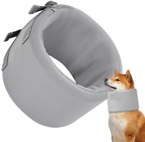 fayarrd Hundehalskrause Für Hunde Zum Verhindern Von Lecken,Verstellbare Wundpflege Bandage | Verstellbarer Anti-Leck Weicher Hundekegel,Für Katzen Und Kätzchen Für Mittelgroße Und Große Rassen Für