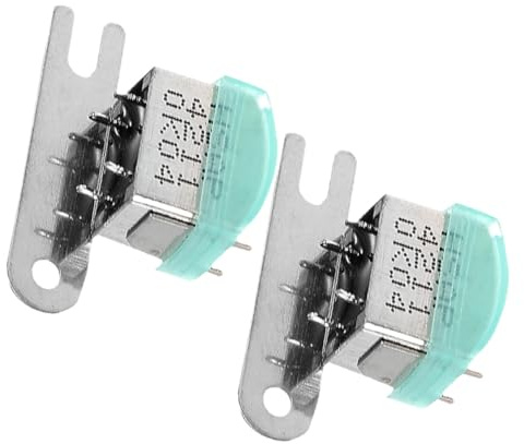 DIYEAH Cabezal Magnético Metálico Doble Canal para Grabadora de Casete, Accesorio Práctico para Reproductor de Cinta, Repuesto Estéreo Compatible Múltiples Modelos, Uso en Audio