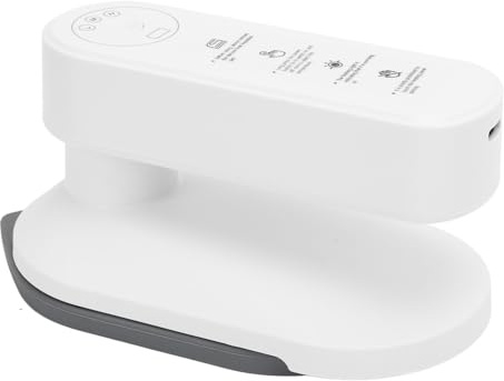 Greensen Mini Fer à Repasser, Fer électrique Portable 3 Températures Réglables Chauffage Rapide en 30s sans Fil Portable avec Batterie 5000mAh pour Maison Voyage Dortoir