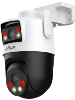 DAHUA Telecamera di Sicurezza IP Picoo Dual Domo PT Lente Dual PoE 2×5MP 2.8 mm Esterno IP66
