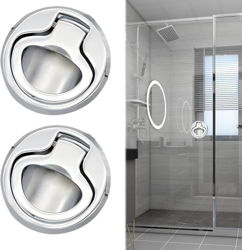 2pcs Pull Lock Möbelschlosser Möbelgriff Schloss für Camping Boot Wohnwagen Flush Hatch Locker Cabinet Pull Lift Hatch Fallenschloss