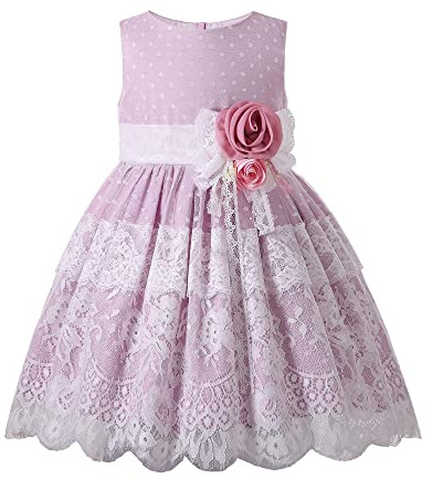 Ju petitpop Niñas Encantadora Elegante púrpura Primavera Tul sin Mangas Ropa niñas Fiesta Vestidos de Lujo