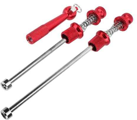 Joyzan Quick Release Skewer Set, Hex Key Skewers Locking Quick Release Lever Wheel Locking Skewers Anti Theft Accessories Road Bike Skewers Cycling Wheels Locking