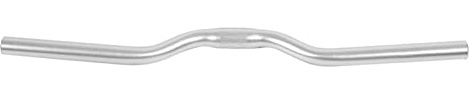 Cykelstyre med Fast Växel, Cykelstyre i Aluminium för Cykelstångsstyre 25,4 Mmx520 Mm(Silver)