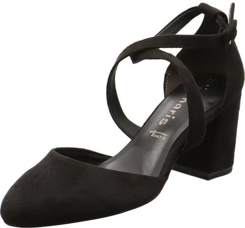 Tamaris Escarpins à Talon Bloc pour Femme, Noir, 40 EU