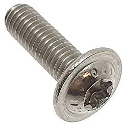 25 Stk Linsenkopfschraube mit Flansch ISO 7380-2 M8 x 25 T40 Vollgewinde A2
