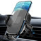 Besank Car Phone Holder, Air Vent Car Phone Mount [2025 Upgraded Built-In Metal Hook Clip] Compatible with iPhone 16 Pro Max & All Smartphone
