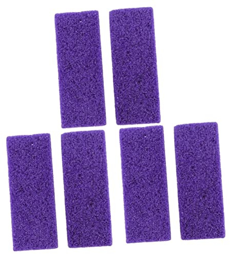 Healvian 3sets Fuß Bimsstein Block Entfernen Stein Tragbare Fuß Pediküre Werkzeug Bimsstein Violet Farbe 2 Stücke * 3