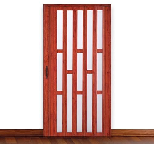 Falttür Hochleistungs-Falttür für Badezimmer/Flur, Schiebetüren in Ziehharmonika-Optik mit Metallschienen An Der Oberkante, Platzsparende Rolltüren mit Fliegengitter für Die Speisekammer(28x80in(71.1x