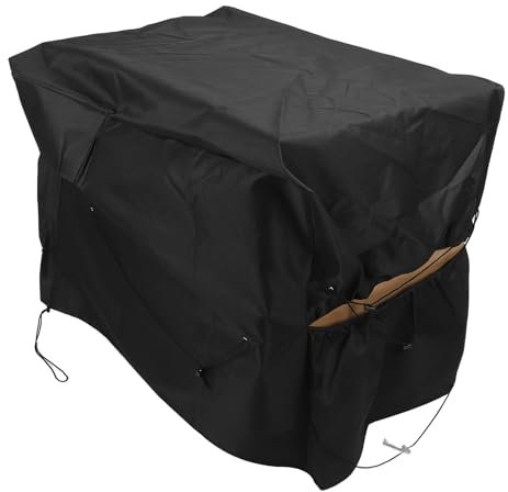 Pool Heater Cover, 600D Oxford Cloth Pool Pump Cover, Adjustable Drawstrings, Winter Swimming Pool Heat Pump Cover for Outside Units in Winter