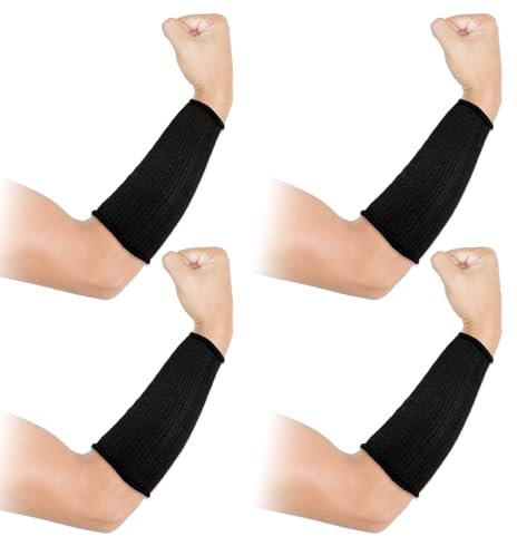 Lnngub 2 Pairs Forearm Sleeves for Men and Women,Cut Resistant Sleeve Anti Abrasion Forearm Cover Protector Protective Sleeves for Arms Arm Protectors for Thin Skin and Bruising