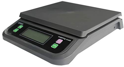 Bilancia da Cucina Digitale da 30 kg/66 libbre, Display LCD, Bilancia Elettronica Multifunzione, Funzione Tara per Cucina, Pasticceria, Gioielli (Nero 10 kg)