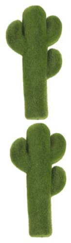 ifundom 2 Piezas Pilar de Hadas de Musgo simulado suculentas Artificiales al Aire Libre Musgo Falso suculento Balcón pequeño Decoración Colgante Adorable Cactus Decorativo Espuma Verde