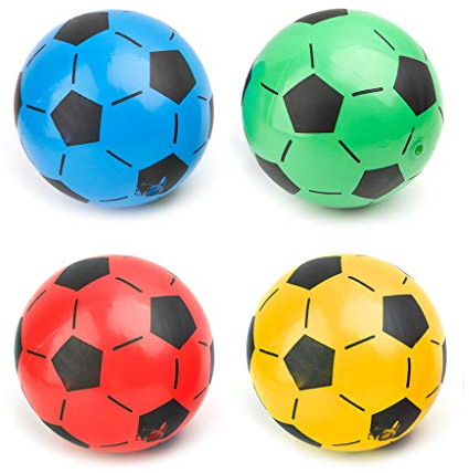 Fazvncv Balón de fútbol inflable para niños de 20 cm