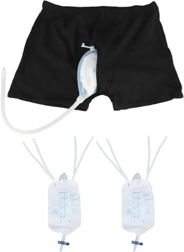 Sac À Urine Portable Pour Homme Collecteur D'urine De Drainage D'urine D'adulte Incontinence Underpants Sac De Support Pour Système D'urine(M)