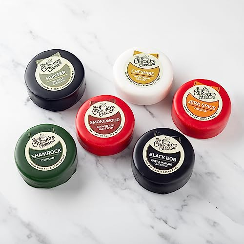 6 x 'Lucky Dip' Waxed Cheese Truckle Selection (200g Each) - Pack & Send