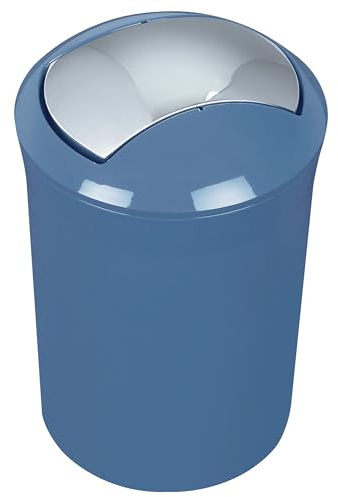 Spirella Design Kosmetikeimer 10.19858 Sydney mit Schwingdeckel 5 Liter (ØxH): 19 x 30 cm Blau