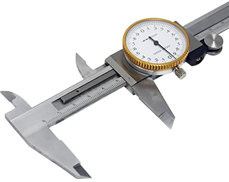 Wisamic 0-150 mm Uhrenmessschieber Dial Caliper Ablesung 0,02 mm