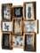 levandeo Bilderrahmen Collage 45x45cm 9 Fotos 10x15cm Kupfer Industrial Industrie Deko Glasscheiben
